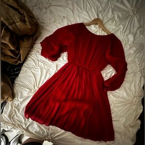 Alice + Olivia Vibrant Red Dress